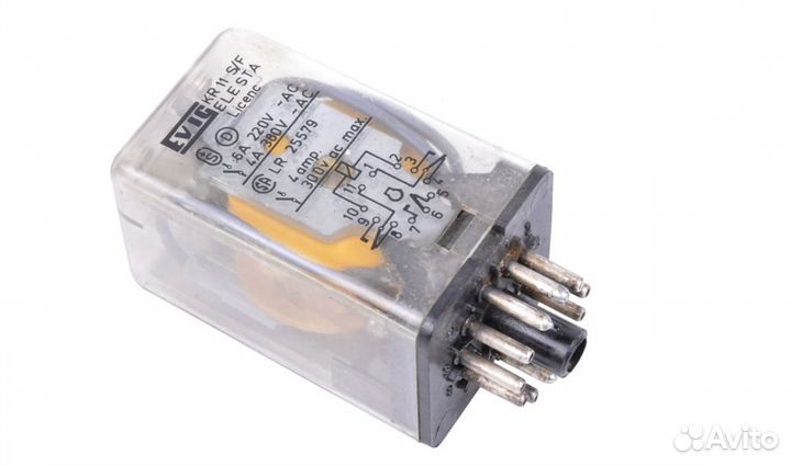 Реле evig Elesta KR11 S/F, 3 контакта, 220 В