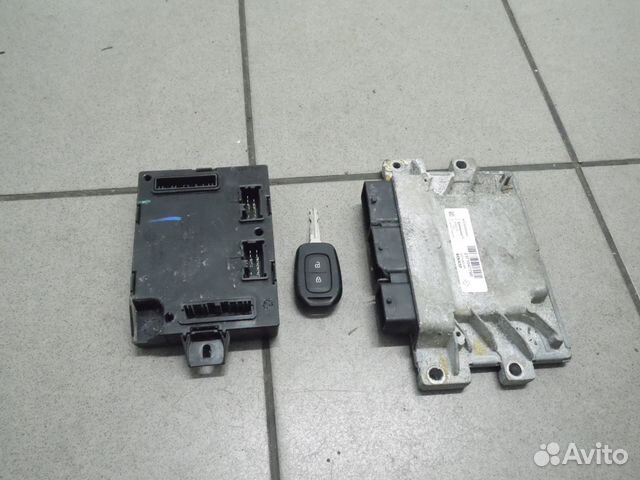 Комплект эбу мозги Рено Логан 2