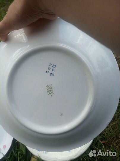 Тарелки дулево СССР, зик