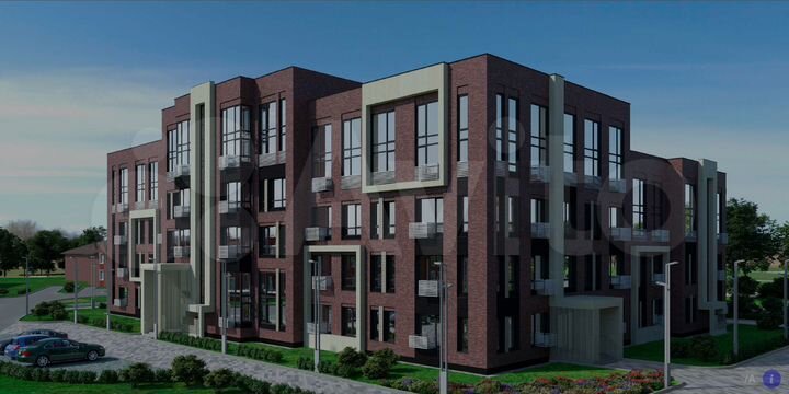 2-к. квартира, 66,8 м², 1/4 эт.