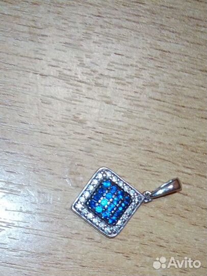 Кулон подвеска серебро