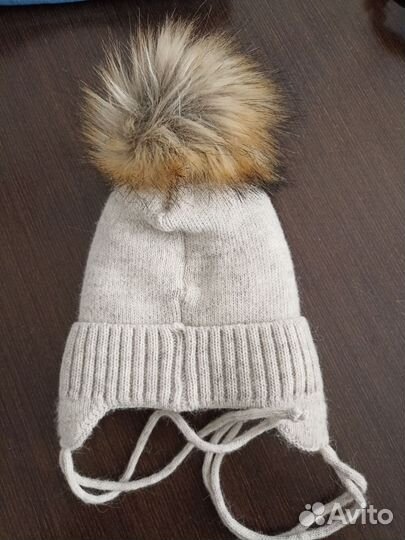Шапка зимняя для девочки 44 46