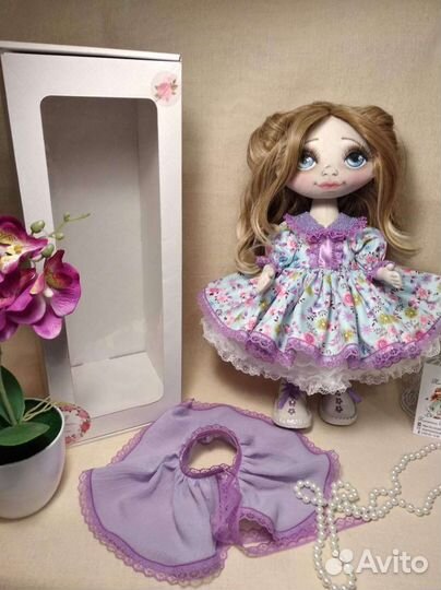 Кукла текстильная авторская интерьерная