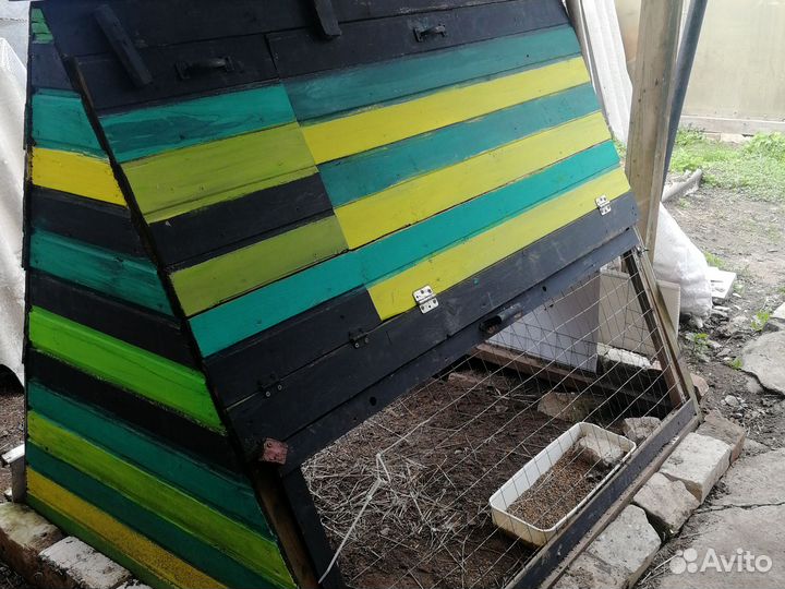 Домик для кур с выгулом