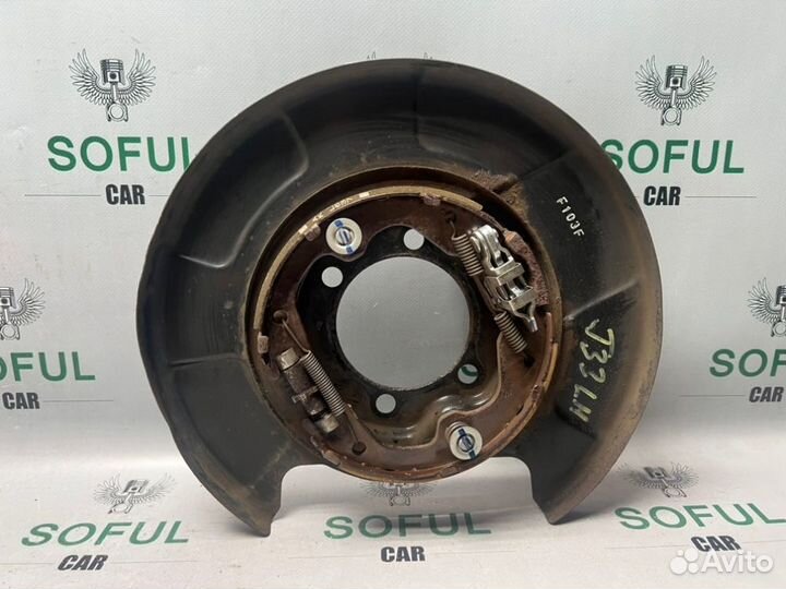 Кожух тормозного диска (пыльник) задний левый