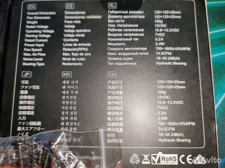 Вентиляторы 120 мм ID-cooling XF-12025-SD белые