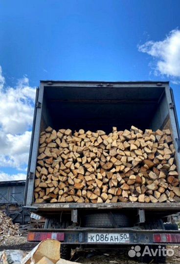 Дрова березовые колотые