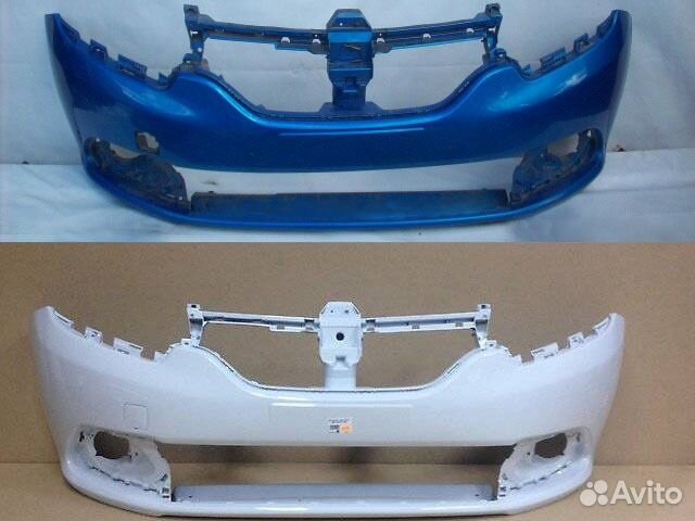 Бампер в цвет на Renault Logan с 2014 г. LH2946781