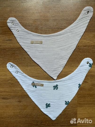 Слюнявчик нагрудник 7 шт муслин