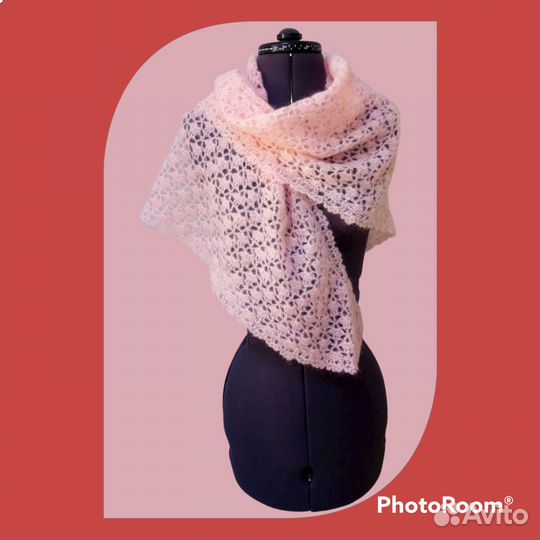 Платок шаль ручная работа