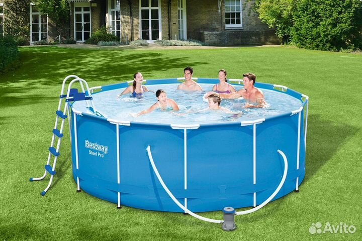 Бассейн надувной каркасный 1-4м Глубина до 122см