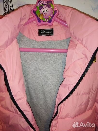 Новая куртка осень весна, на рост 116-122 см