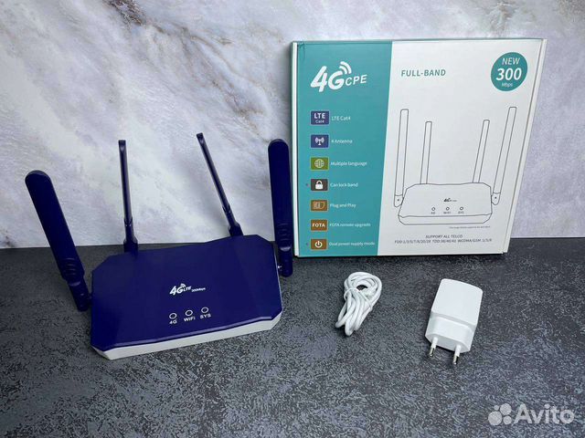 Wifi роутер 4g модем с сим новый