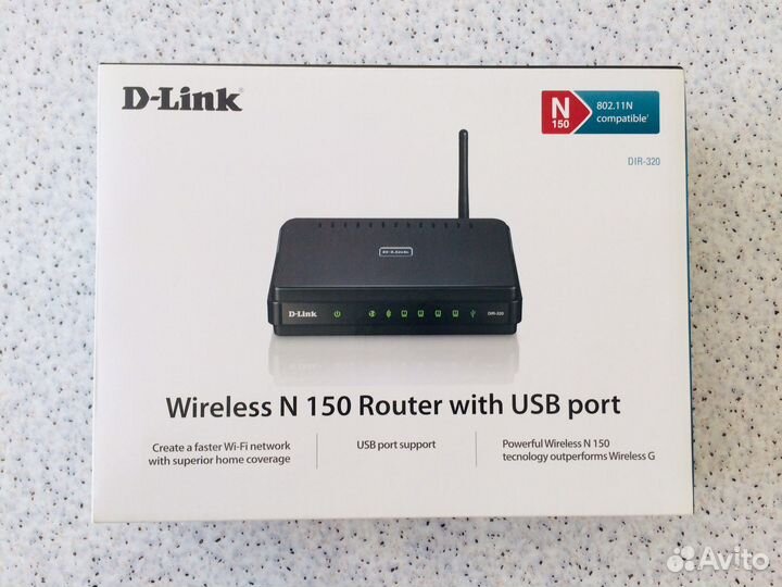 Маршрутизатор D-Link DIR-320 Роутер Модем