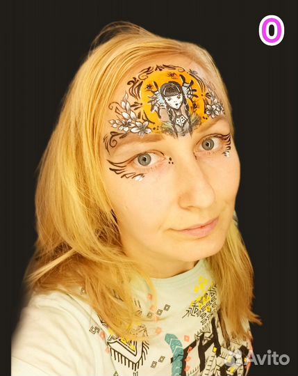 Краска аквагрим на Хеллоуин