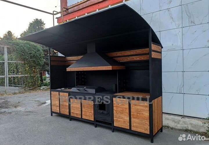 Мангальный комплекс из металла