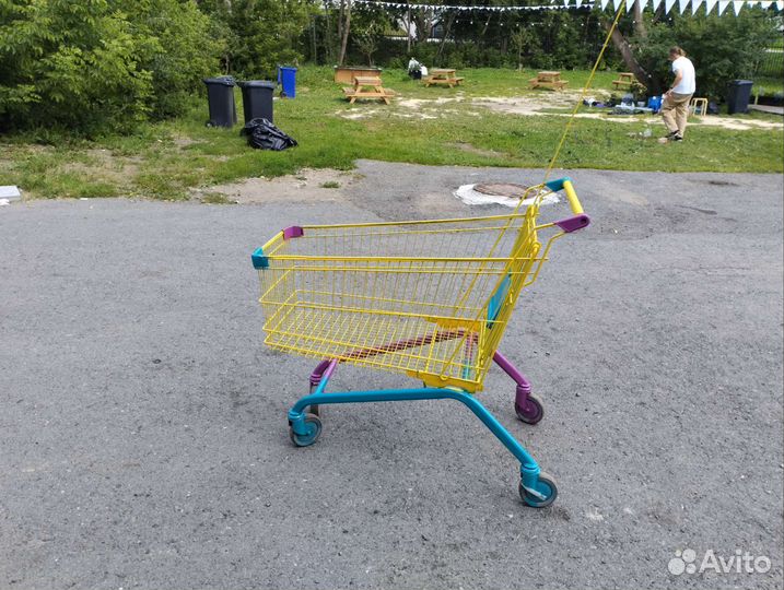 Тележка магазинная декоративная