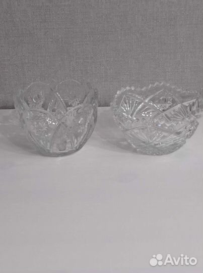 Конфетница ваза хрустальная хрусталь