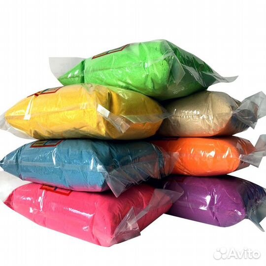 Кинетический песок для песочницы, пластилиновый