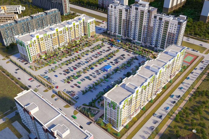 3-к. квартира, 86,4 м², 13/17 эт.