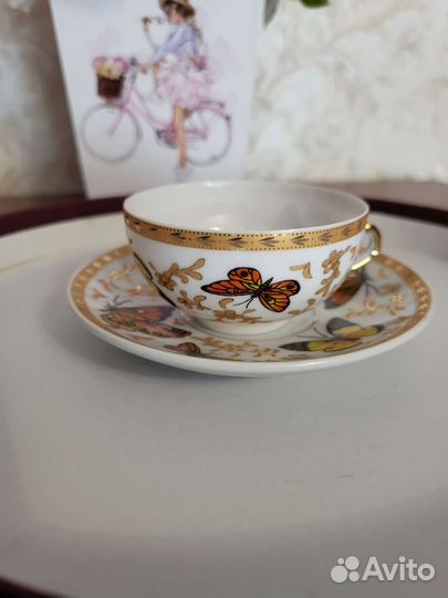 Сервиз чайный тонкий фарфор