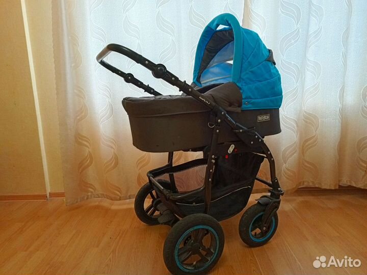 Детская коляска 2 в 1 babyton rocky blue, доставка