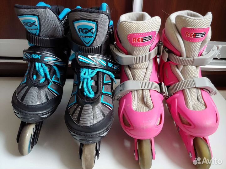 Роликовые коньки детские раздвижные