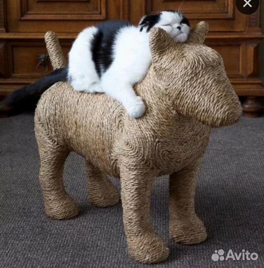 Канат джутовый 6 мм, 8 мм, 10 мм для когтеточек