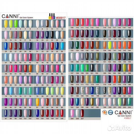 Гель лаки canni (7,3 мл)
