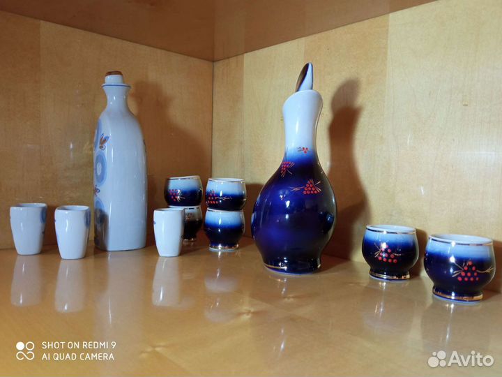 Винтажные штофы-графины из 60-х Полонное/Городница