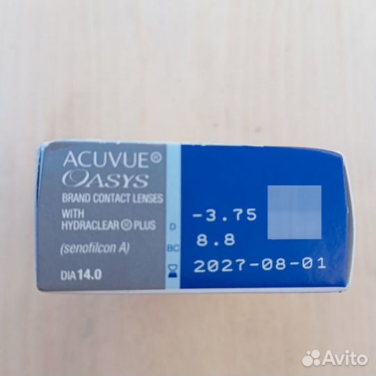 Линзы контактные acuvue oasys двухнедельные