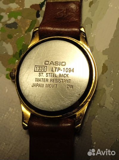 Часы водонепроницаемые casio 1330 ltp 1094