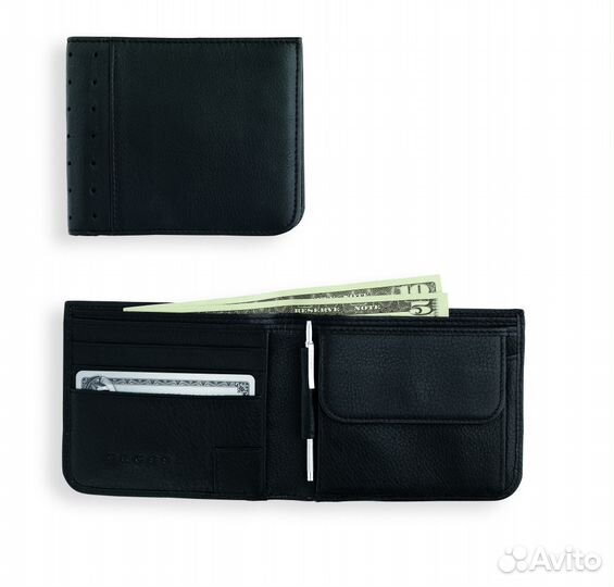 Кожаное портмоне Cross мужское, Black