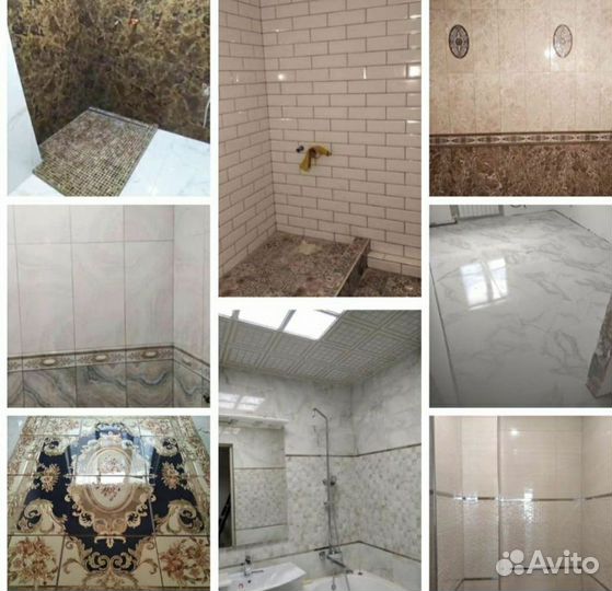 Установка кафеля