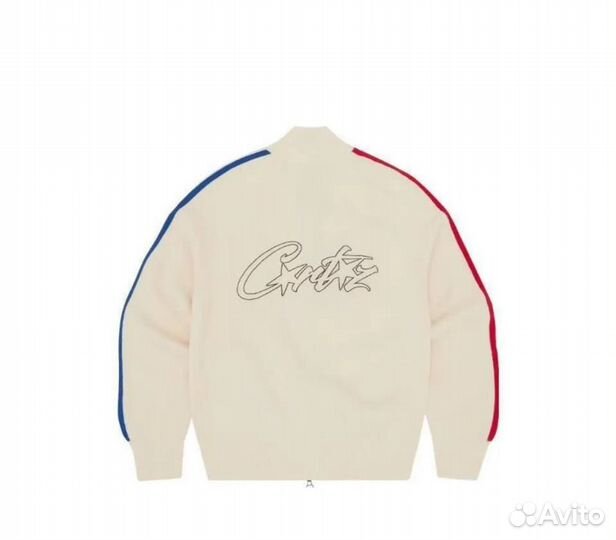 Corteiz Cream Knit Zip Up Fleece