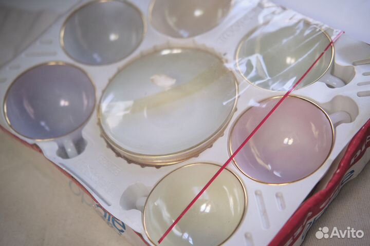 Винтажный кофейный сервиз Arcopal В упаковке