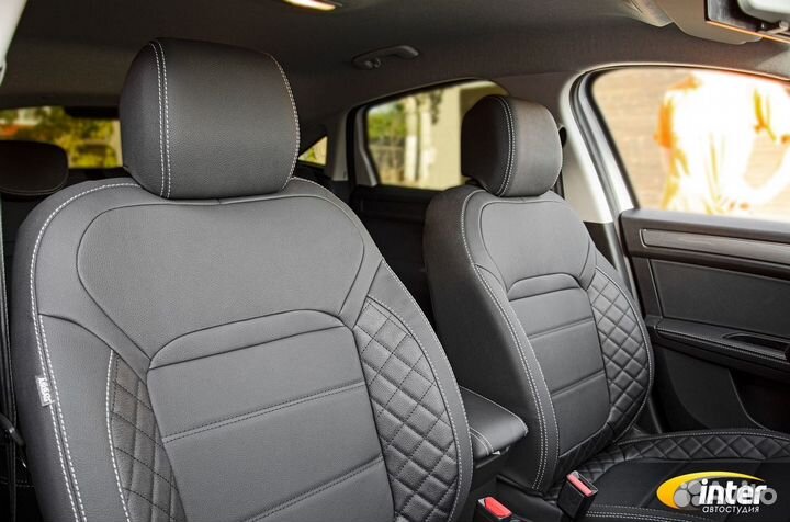 Каркасные чехлы из экокожи для Renault Arkana