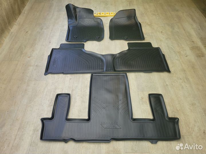 Коврики салон Chevrolet Tahoe 5 (2020-н.в.) 3 ряда
