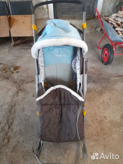 Коляска санки