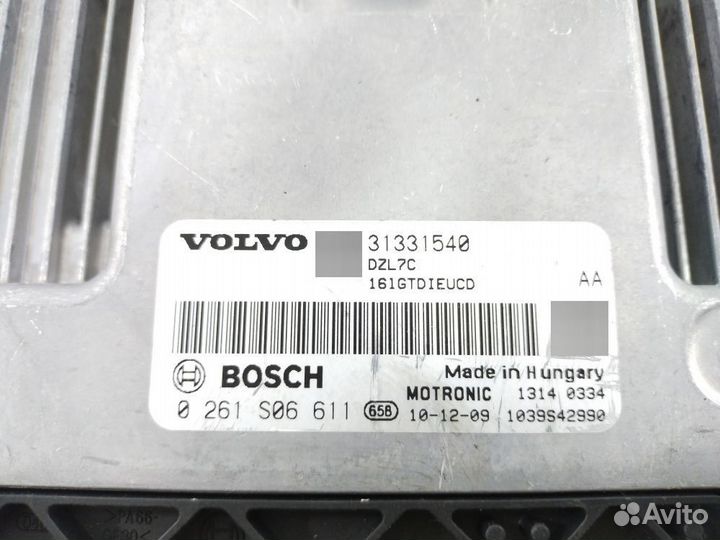 Эбу двигателя 1.6 B4164T Volvo S60 S80