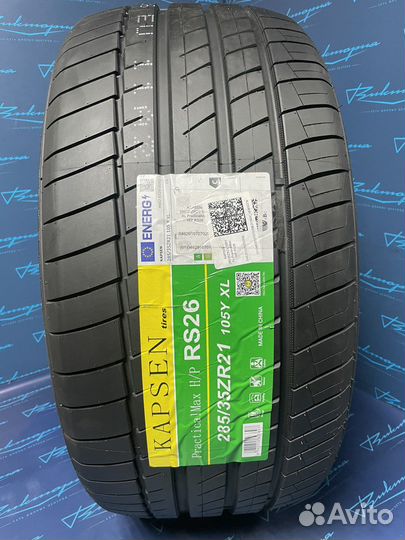 Kapsen RS26 Practical Max HP 285/35 R21 и 325/30 R21 105Y