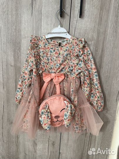 Платье для девочки 92