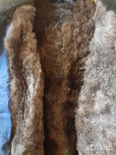 Тулуп -полупальто овчина р.56 спецодежда
