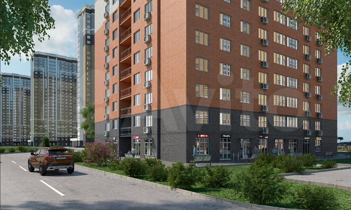 2-к. квартира, 65,4 м², 11/24 эт.