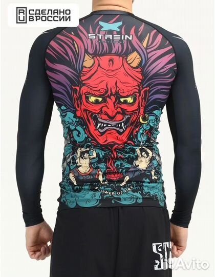 Рашгард мужской спортивный компрессионный Strein