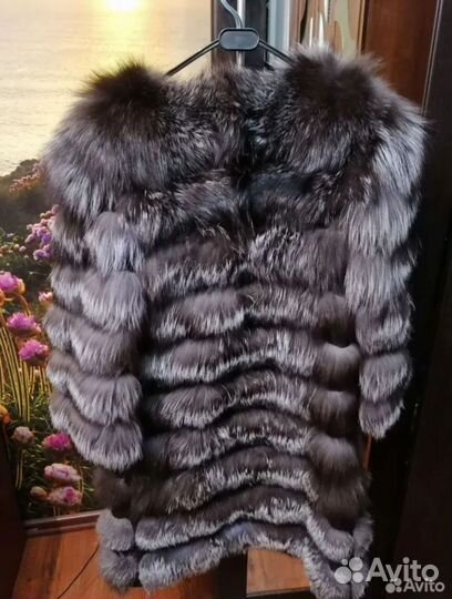Шуба из песца