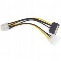 Разветвитель питания, Molex+sata) PCI-Express 8pin