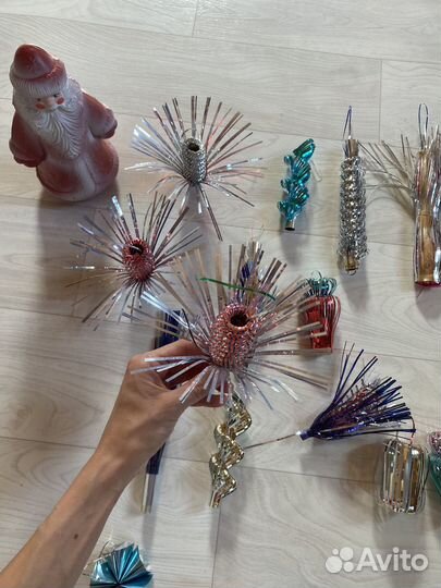 Дед мороз СССР ёлочные игрушки советские