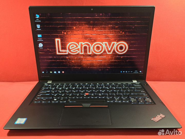 Ультрабук Lenovo t470s i7-6600 12G 256SSD Сенсор