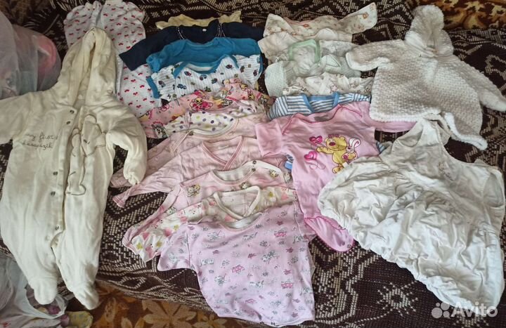 Вещи пакетом для новорожденной девочки